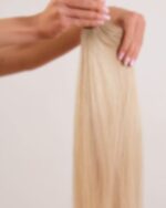 Włosy naturalne 7.0-10.1 włosy dziecięce ombre jasny blond z ciemny blond - obrazek 3