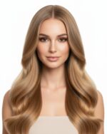 Włosy naturalne 7.1 falowane ciemny chłodny blond - obrazek 2